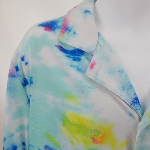 DFND DEFEND LONDON Men's Tie Dye ss shirt medium - Picture 3 of 6